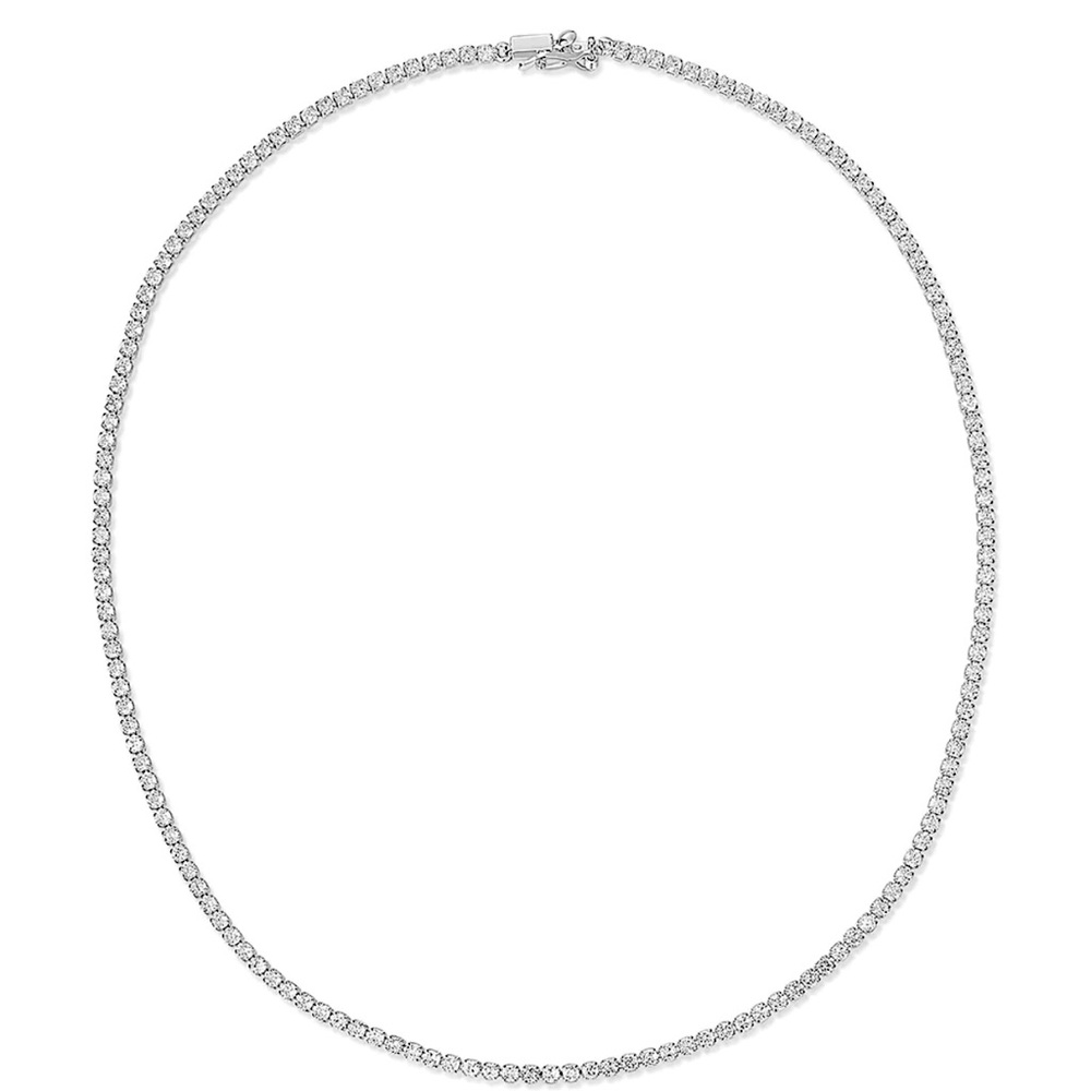 NWT | Luv AJ x Alyssa Lynch CZ TENNIS NECKLACE- SILVER